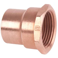 Conector rosca interior 1 1/4 cobre