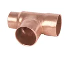 Tee reducida 1/2x3/8x1/2 cobre
