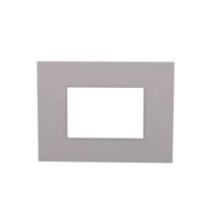 Marco de placa 3 módulos blanco