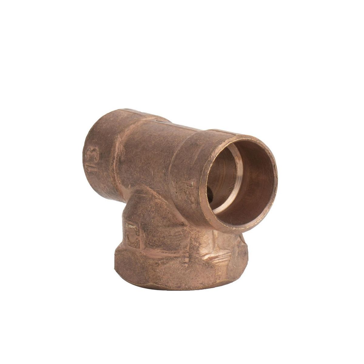 Tee rosca central 1/2 cobre, marca Iusa - Foto 2