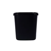 Bote de Basura Rectangular Negro 25 Litros