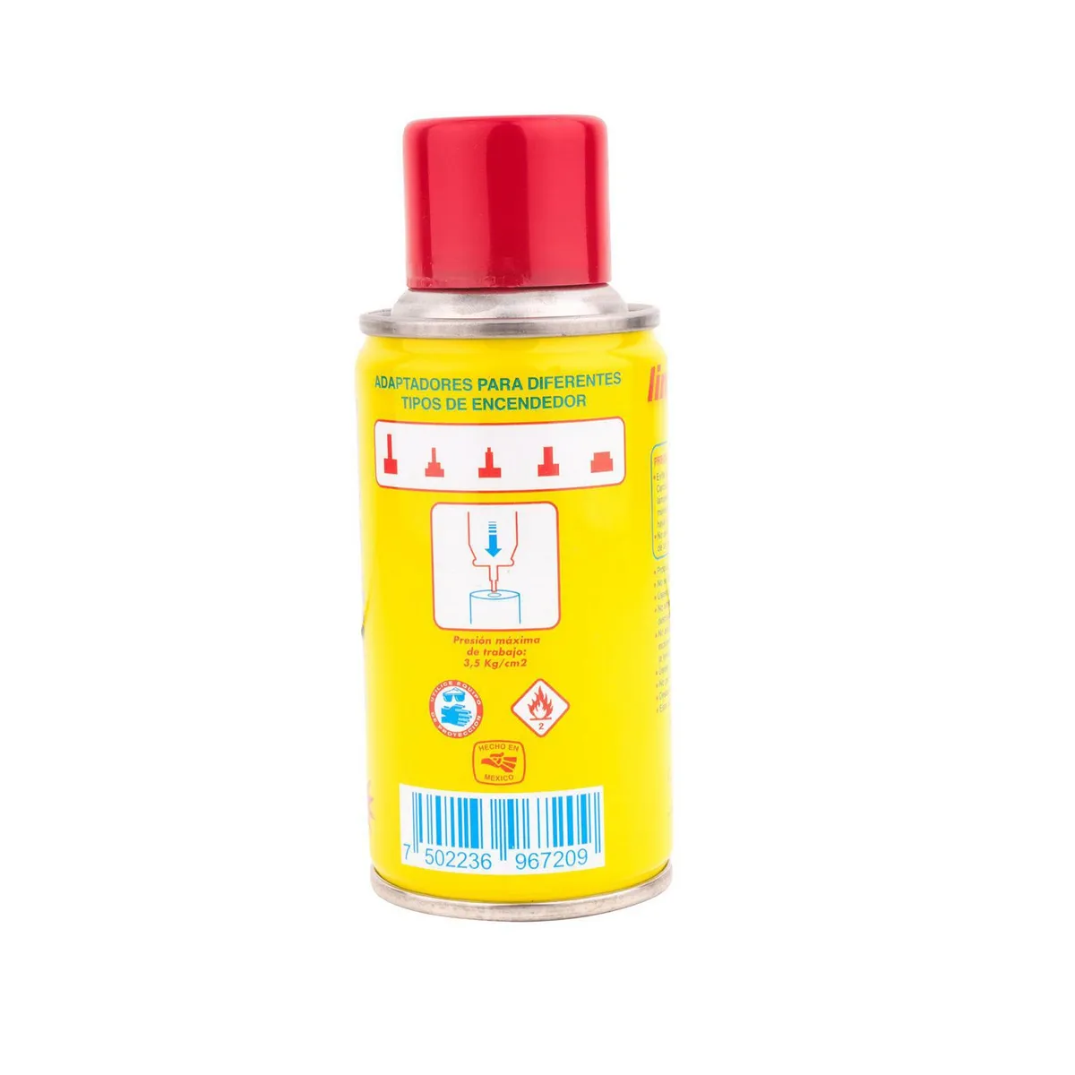 Lin Mex Gas - Cartucho de Gas Butano para Encendedor 90 g