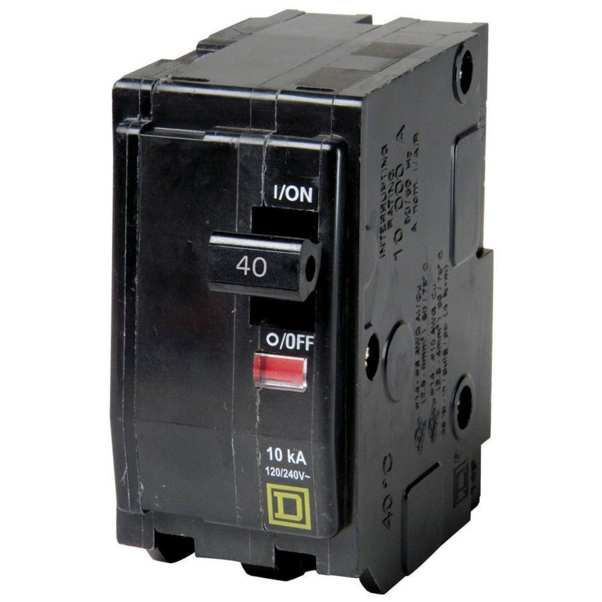 Interruptor Termomagnético Enchufable 2 Polos 40 A, marca Schneider Electric - Foto Principal