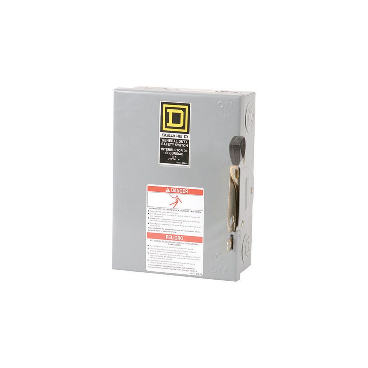 Interruptor de seguridad 2 polos 30 A general, marca Schneider Electric - Foto Principal