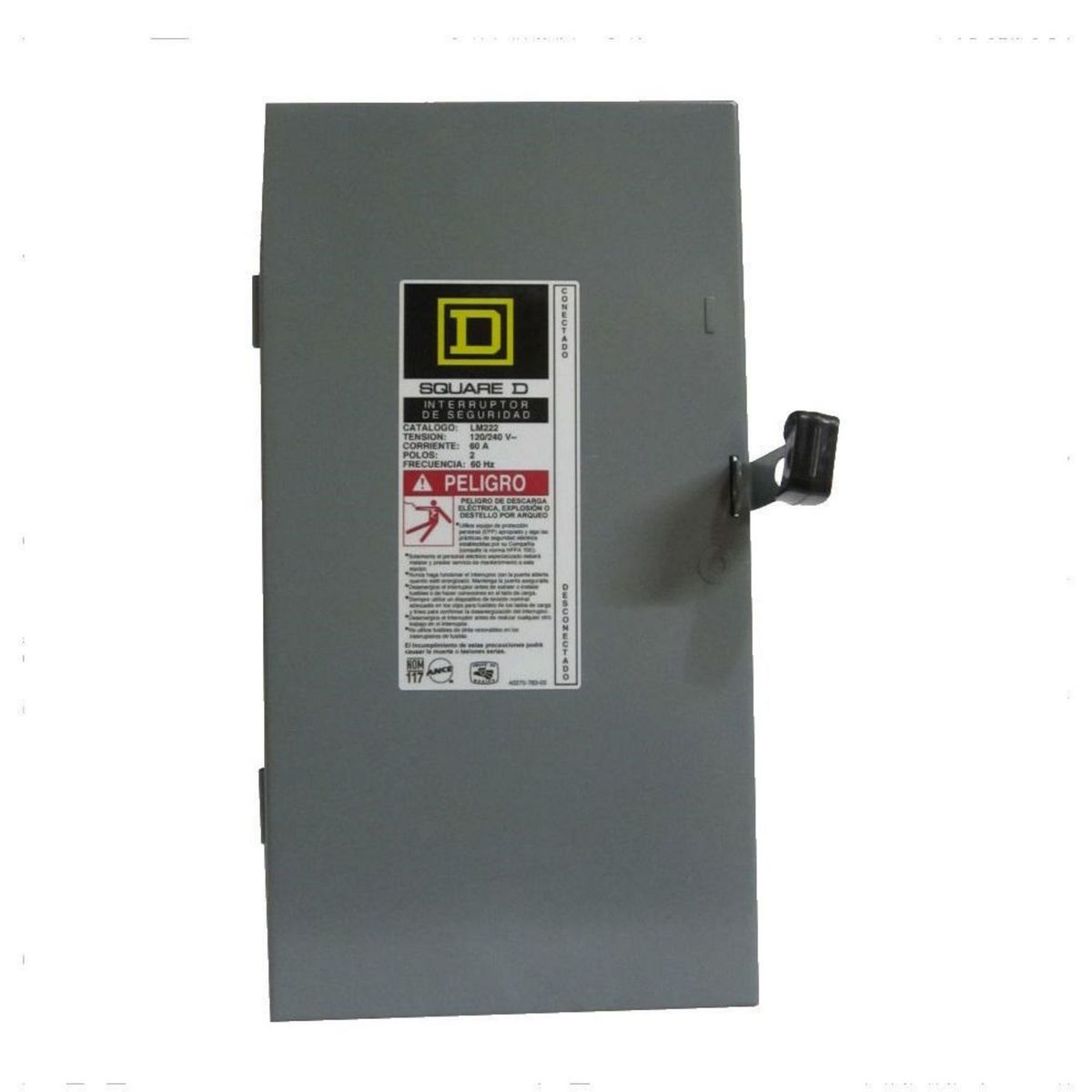 Schneider Electric - Interruptor de seguridad 2 polos 60 A ligero