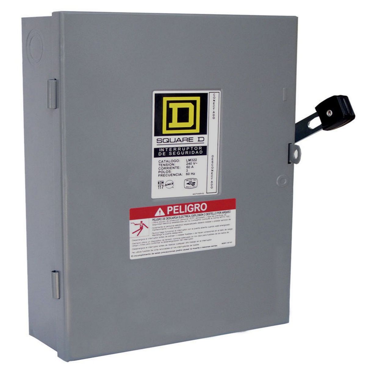 Schneider Electric - Interruptor de seguridad 3 polos 60 A ligero