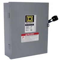 Interruptor de seguridad 3 polos 60 A ligero