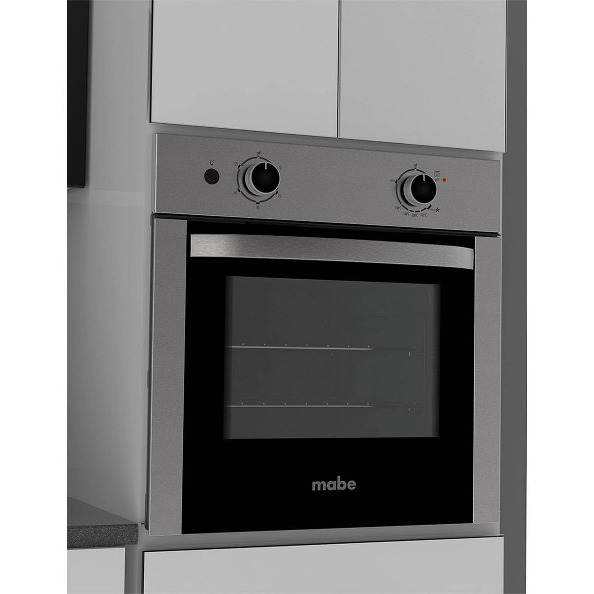 Mabe - Horno a Gas Para Empotre Acero Inoxidable