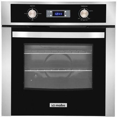 Horno de gas para empotrar Acero inoxidable - Plata/Negro