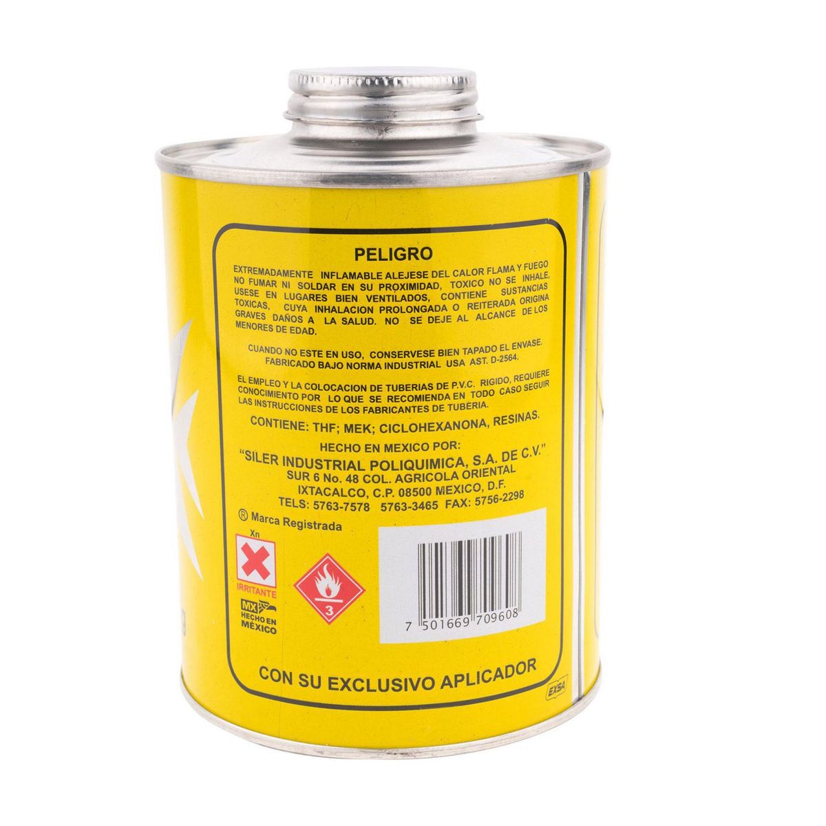 Siler - Pegamento PVC Transparente 1000 gr