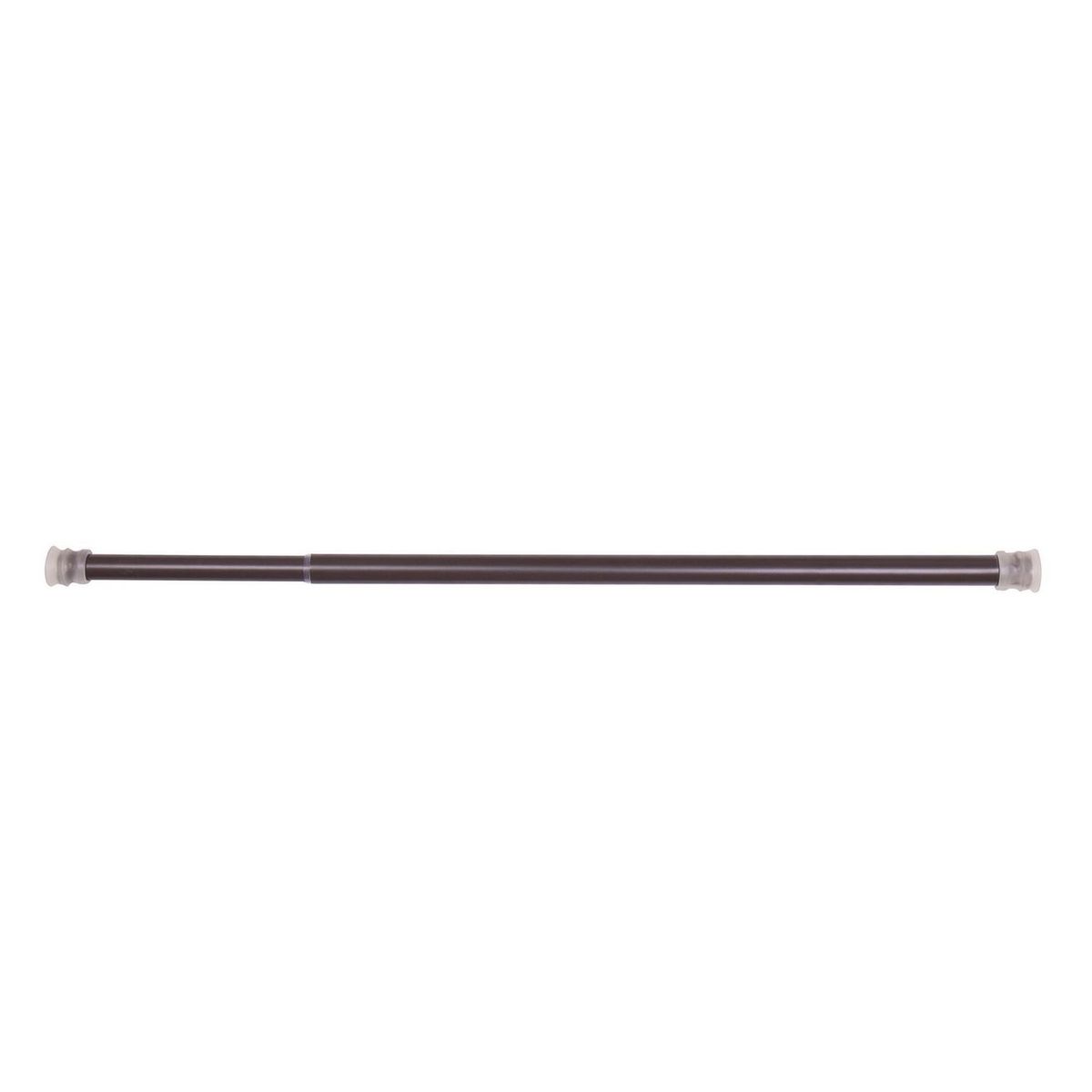 Cortinero de baño extensible 105x183 cm chocolate, marca Just Home Collection - Foto Principal