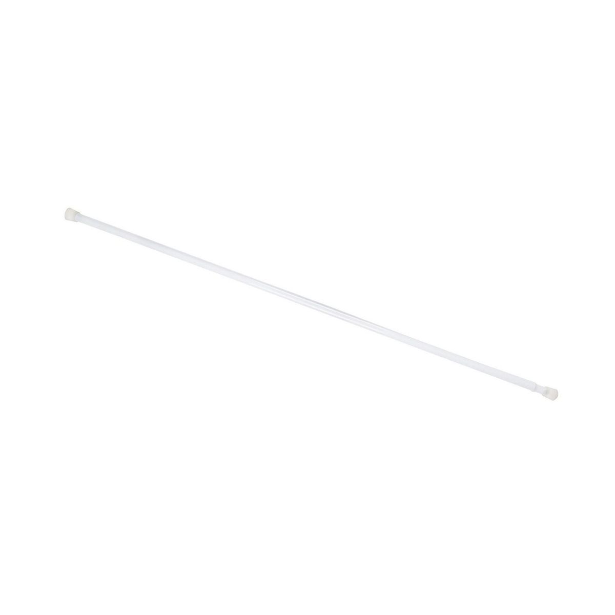 Just Home Collection - Cortinero de baño extensible 150x280 cm blanco