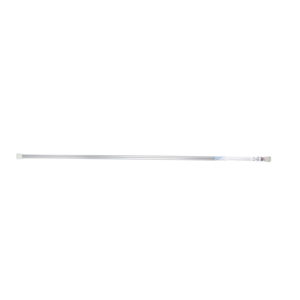 Cortinero de baño extensible 150x280 cm plata, marca Just Home Collection - Foto Principal