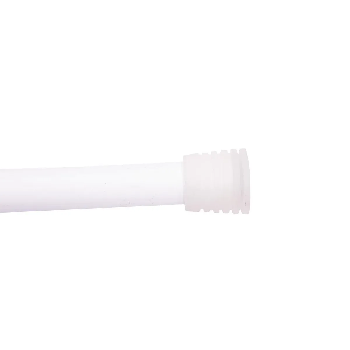 Cortinero de baño extensible 73x110 cm blanco, marca Just Home Collection - Foto 2