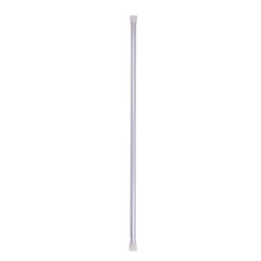 Cortinero de baño extensible 105x183 cm plata