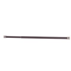 Cortinero de baño extensible 91x160 cm chocolate