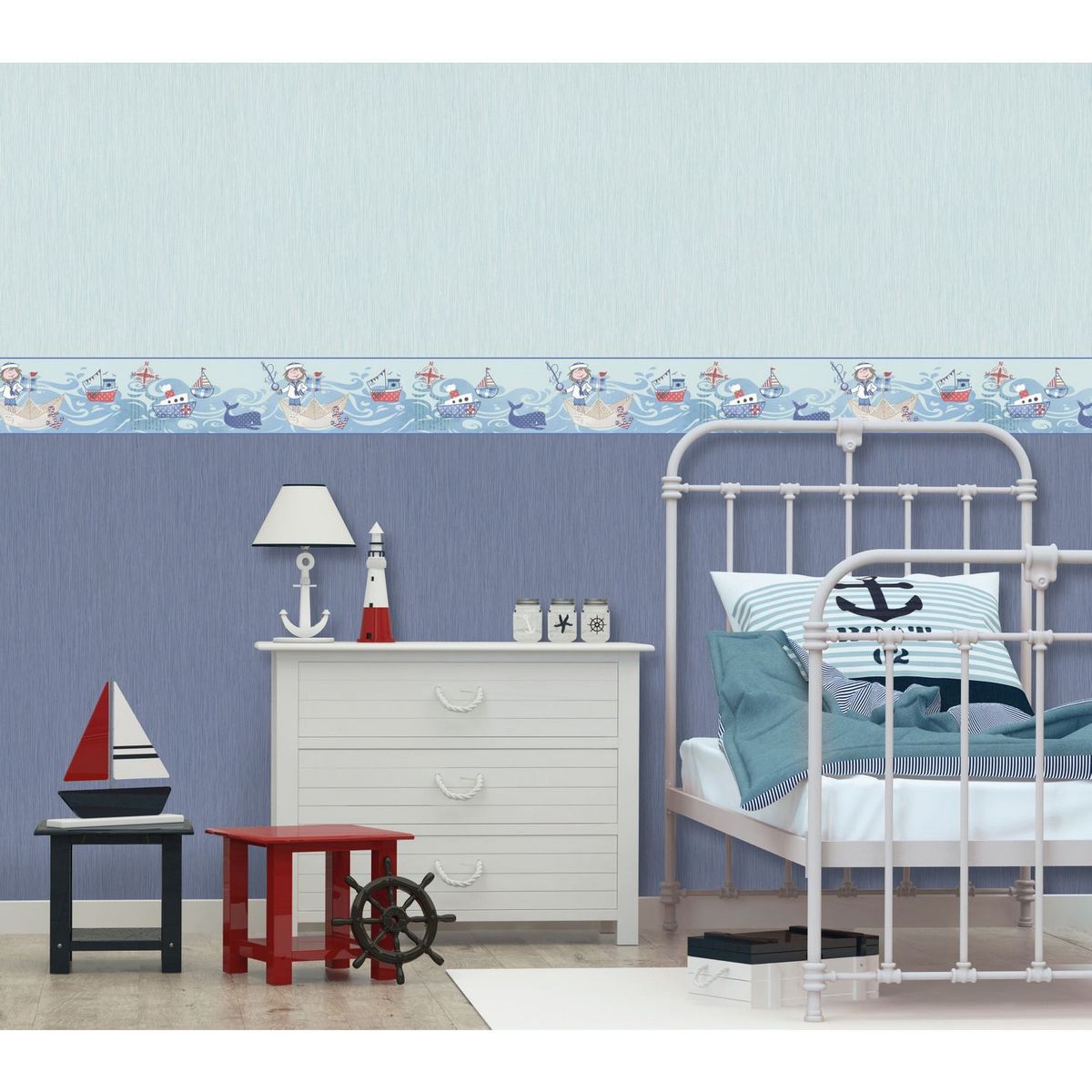 Marburg - Papel tapiz Kunterbunt de 53 cm x 10 m Morado