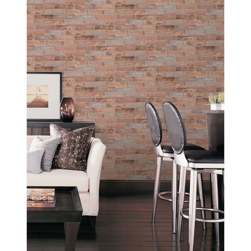 Norwall - Papel tapiz Ilusions2 de 53 cm x 10 m Marrón