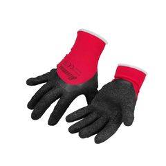 Guante de Poliéster Rojo con Cubierta de Látex