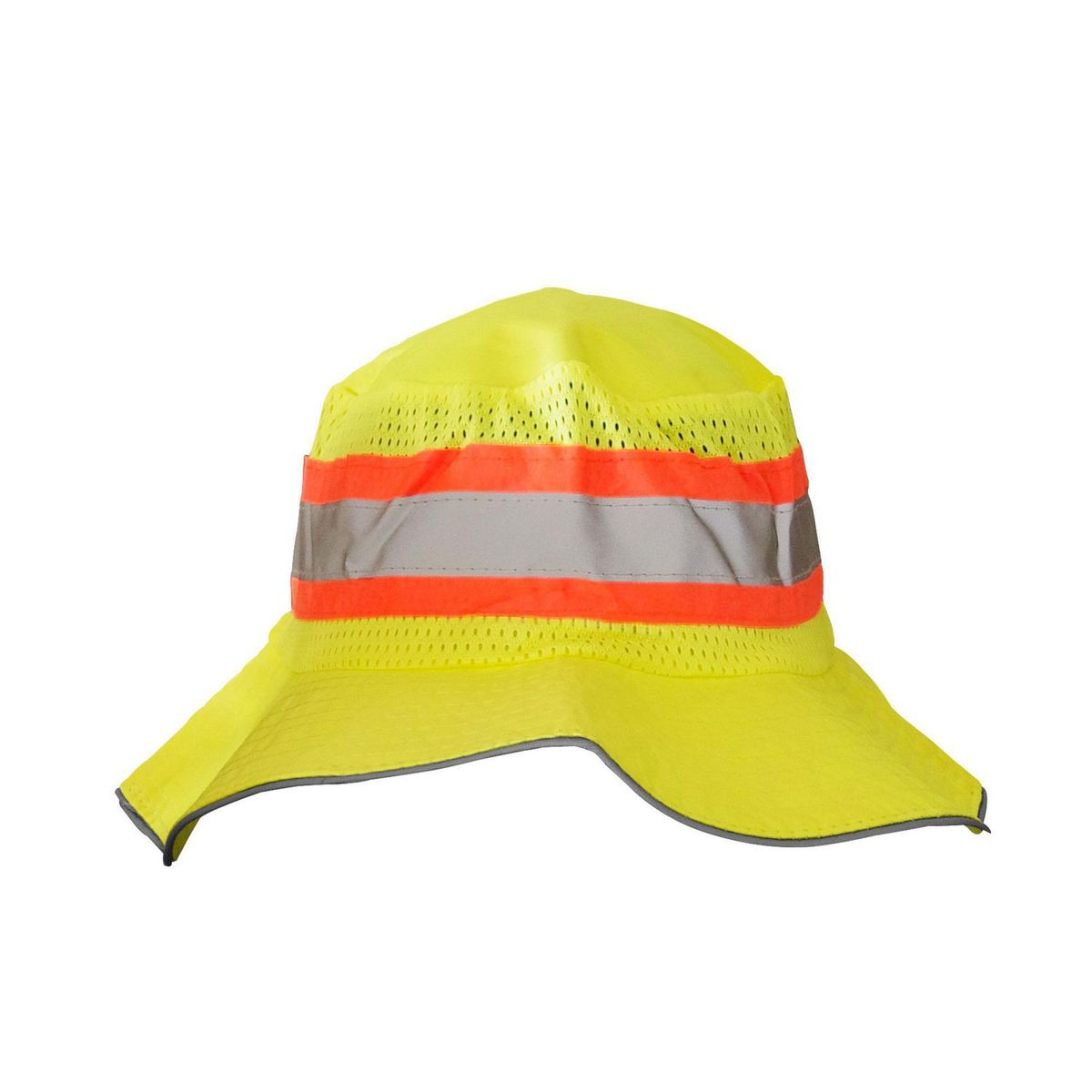 Silverline - Sombrero de Seguridad en Poliéster Amarillo 5 Cm