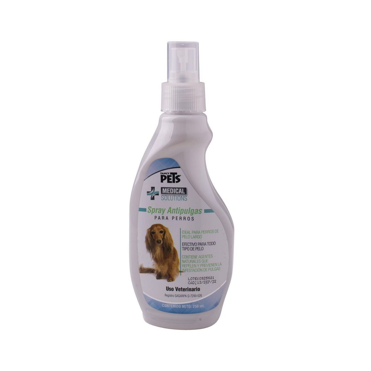 Spray antipulgas 250 ml, marca Fancy Pets - Foto Principal