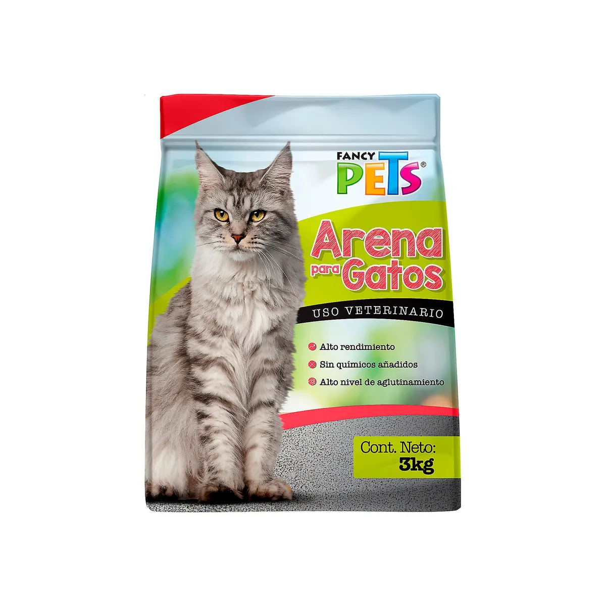 Arena para gatos 3 kg, marca Fancy Pets - Foto Principal