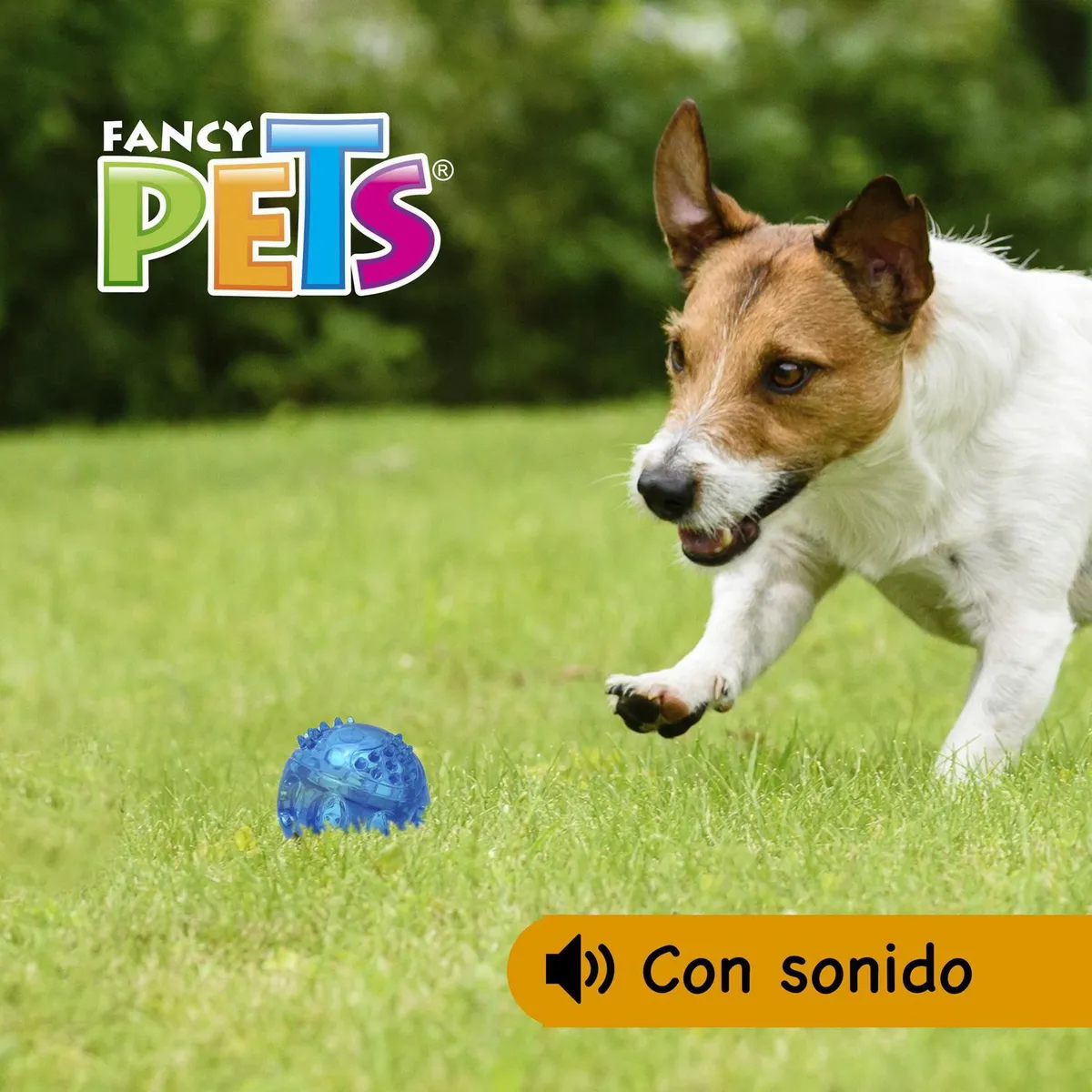Juguete Pelota Flexible con Sonido Grande, marca Fancy Pets - Foto 2