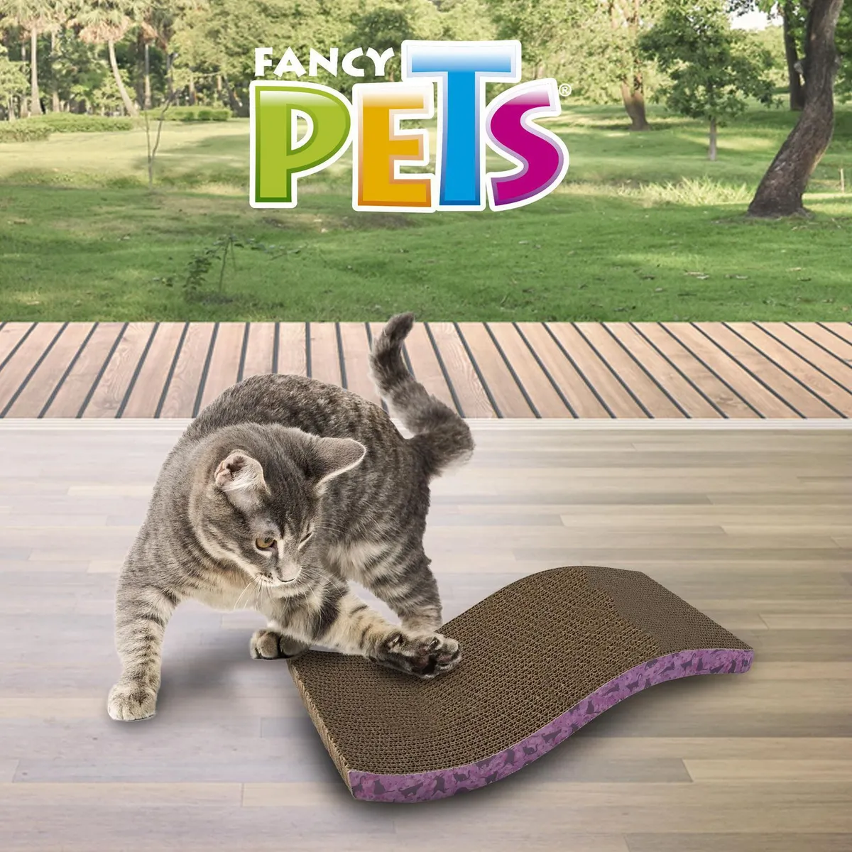 Poste rascador 55 cm, marca Fancy Pets - Foto 2