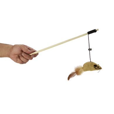 Juguete para gato plumas