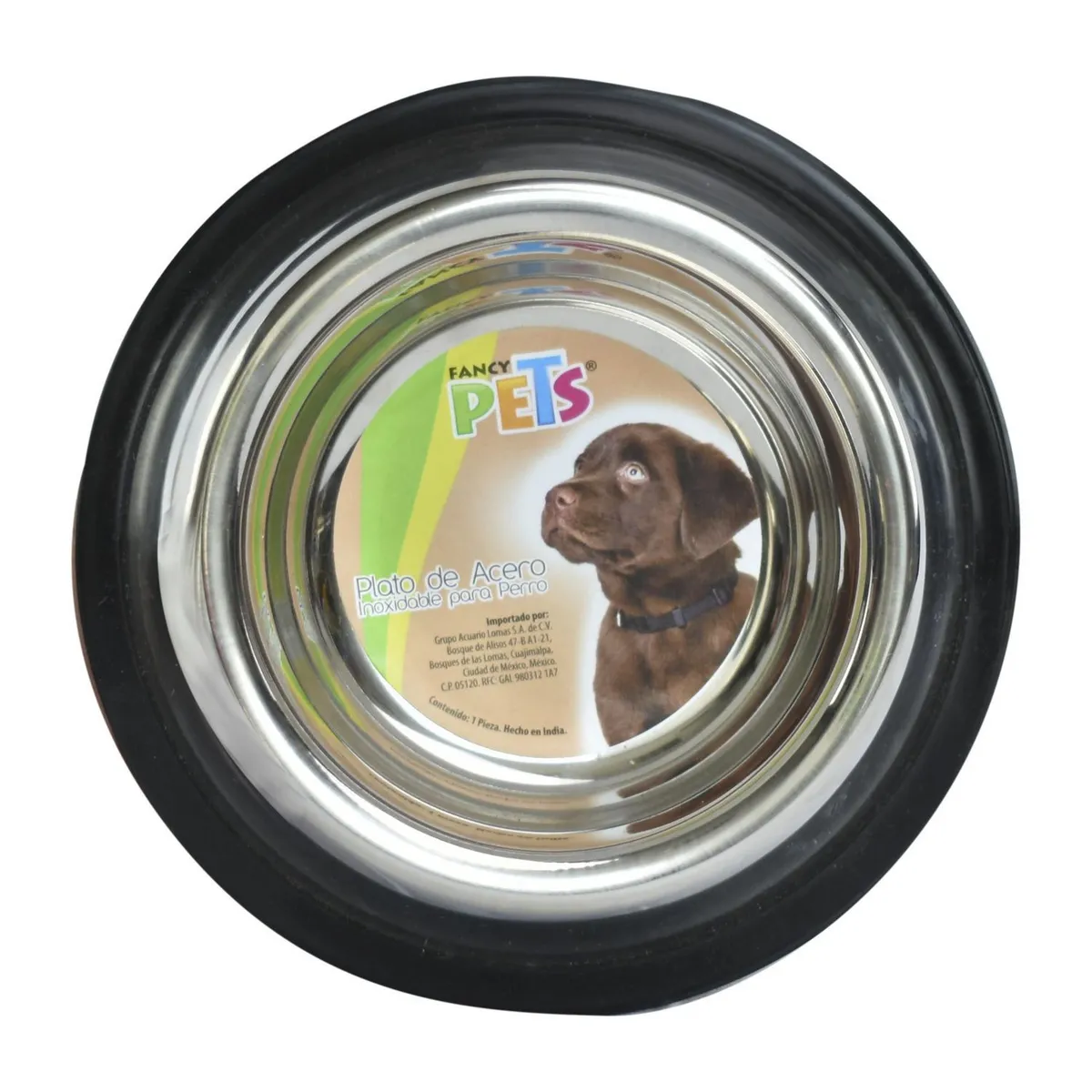 Fancy Pets - Plato para mascota acero 8 oz