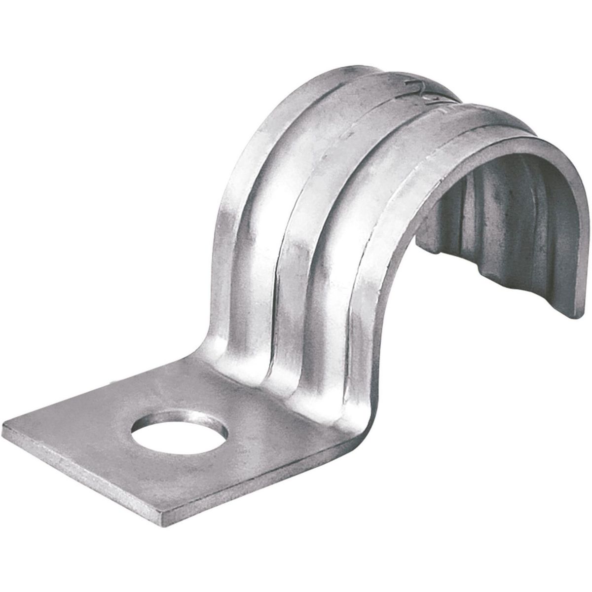 Abrazadera para tubo tipo uña 1/2", marca Aksi - Foto Principal