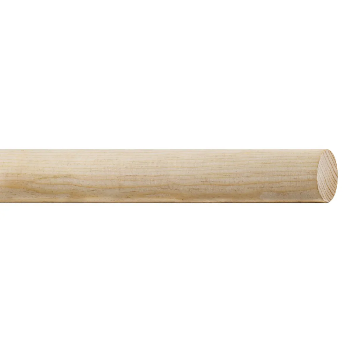 Cortinero de madera 1"x150 cm natural, marca Construmart - Foto 2