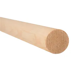 Cortinero de madera 1 1/4"x150 cm natural