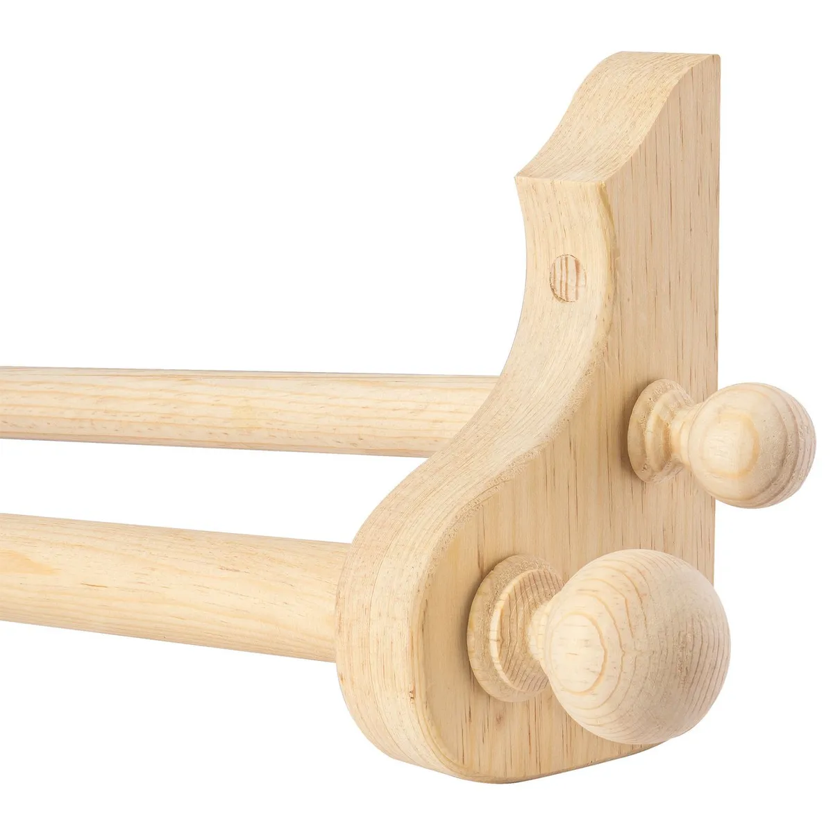 Construmart - Set de ménsulas y terminales dobles natural