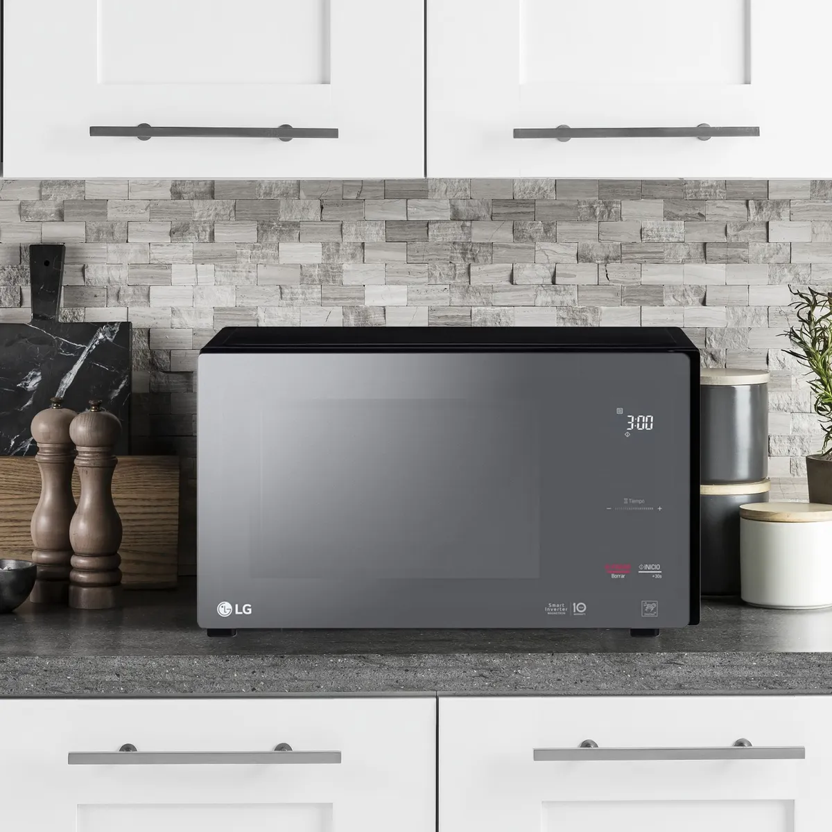 Lg - Microondas Acabado Espejo