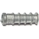 Tirafondos de zinc 1/4" largos 50 pz
