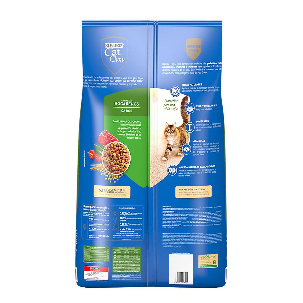 Cat Chow - Alimento Gato Hogareño Relleno Sabor Aves 3 kg