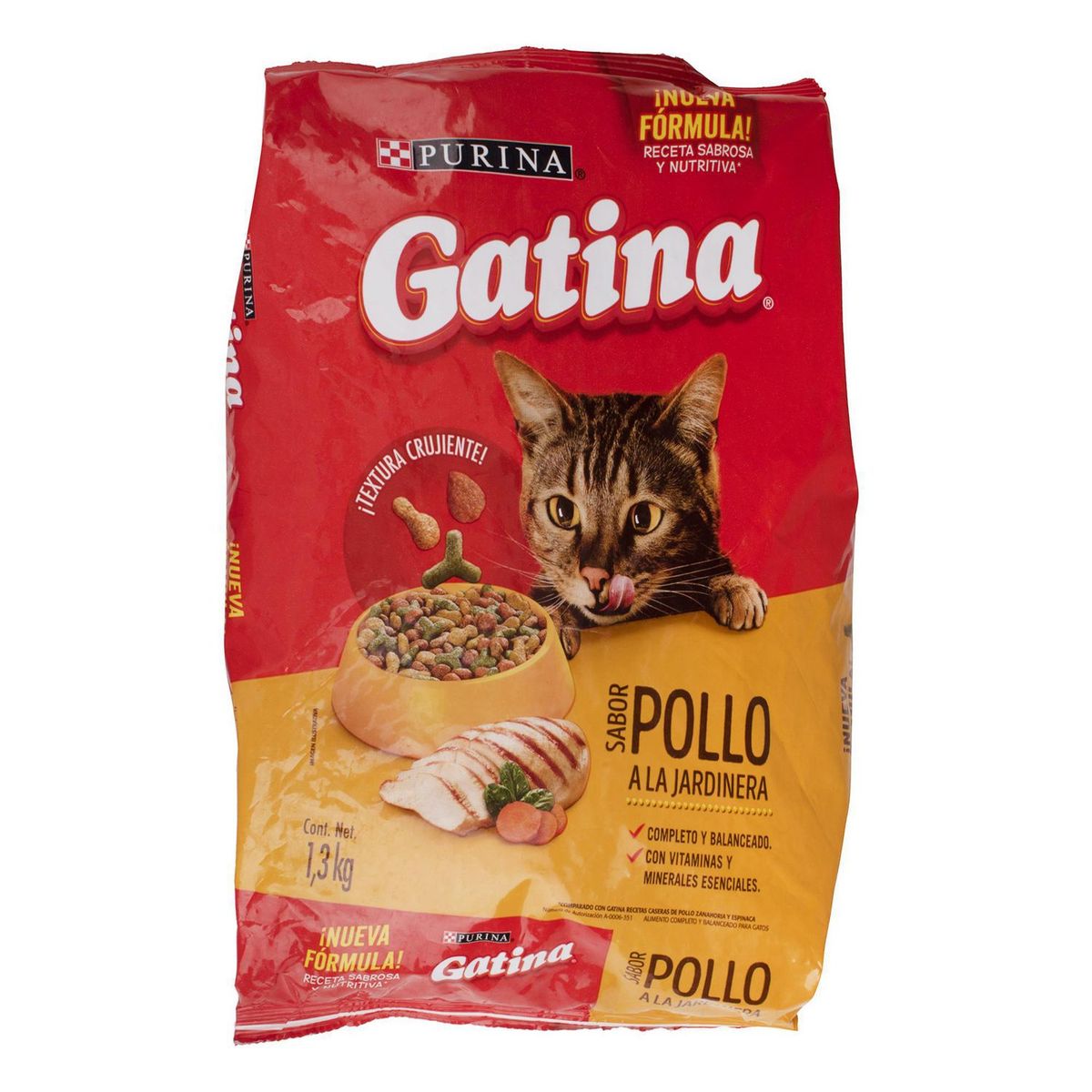 Gatina - Alimento para Gatos Sabor Pollo 1.3 kg