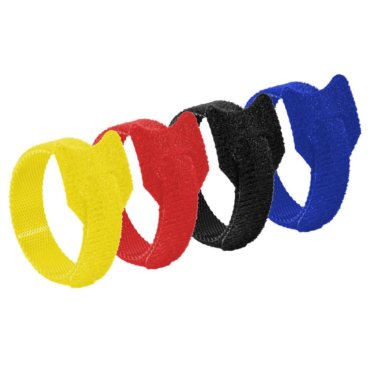 Steren - Cinchos de Velcro, 12 pzas de 14 cm