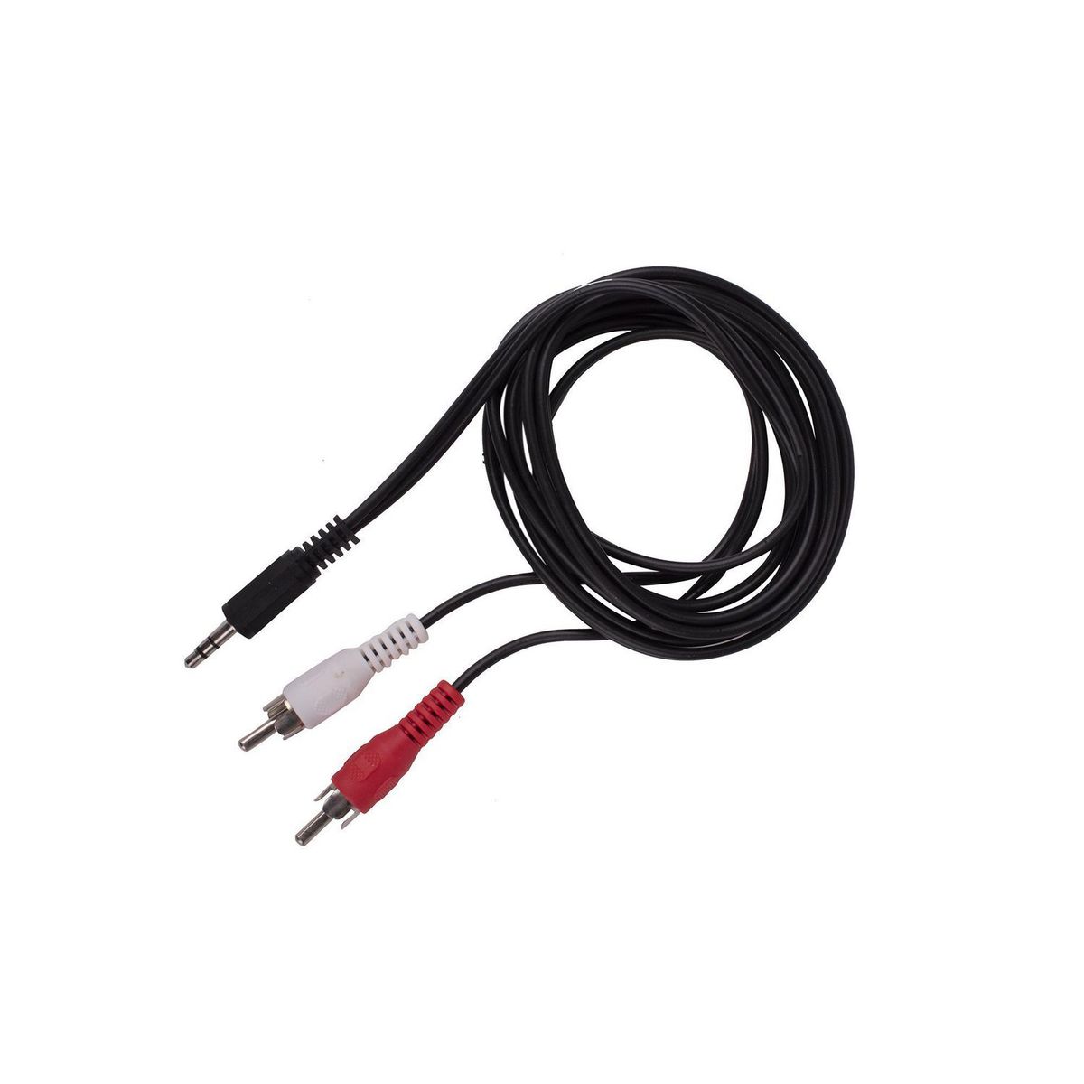 Cable 2 plugs RCA a 1 plug de 3.5 mm estéreo, marca Steren - Foto Principal