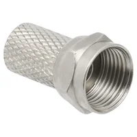 Jgo. machos tipo F para coaxial y enroscar