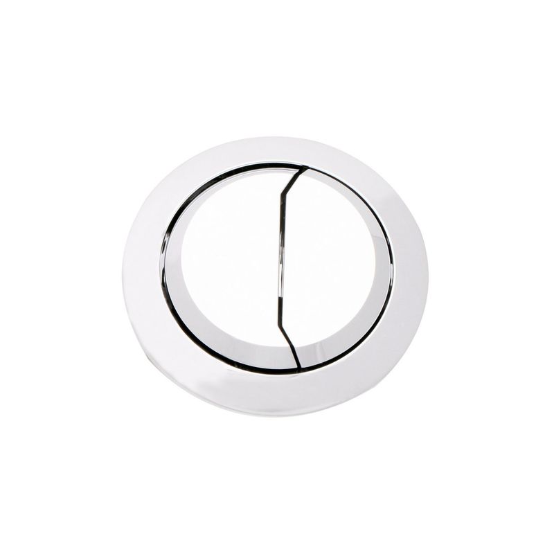 Fluidmaster - Botón cromado de 48 mm para descarga dual