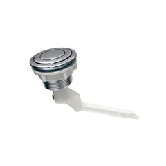 Botón Sencillo Cromado para descarga de 38 o 48 mm