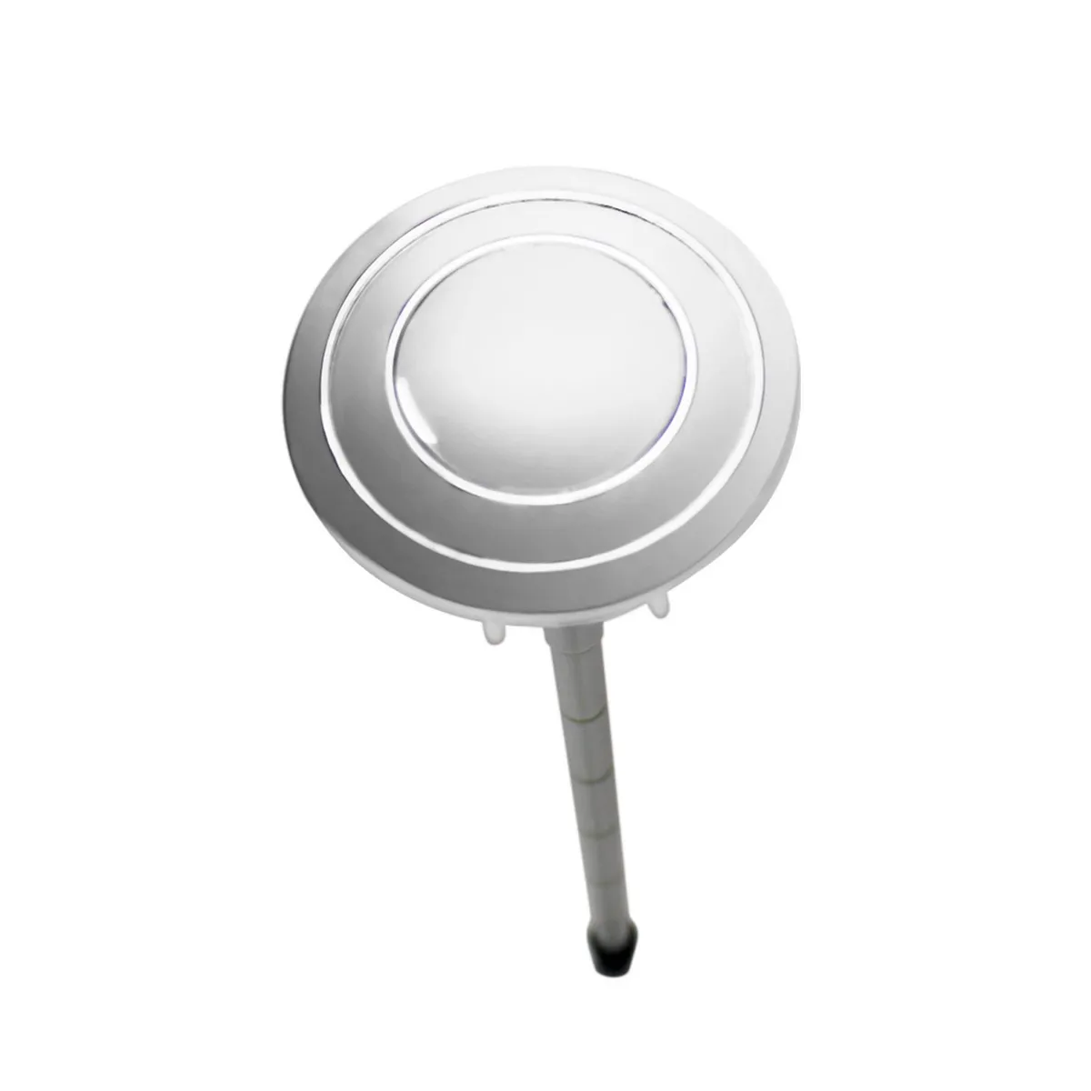 Fluidmaster - Botón Sencillo Cromado para descarga de Torre de 38 o 48 mm