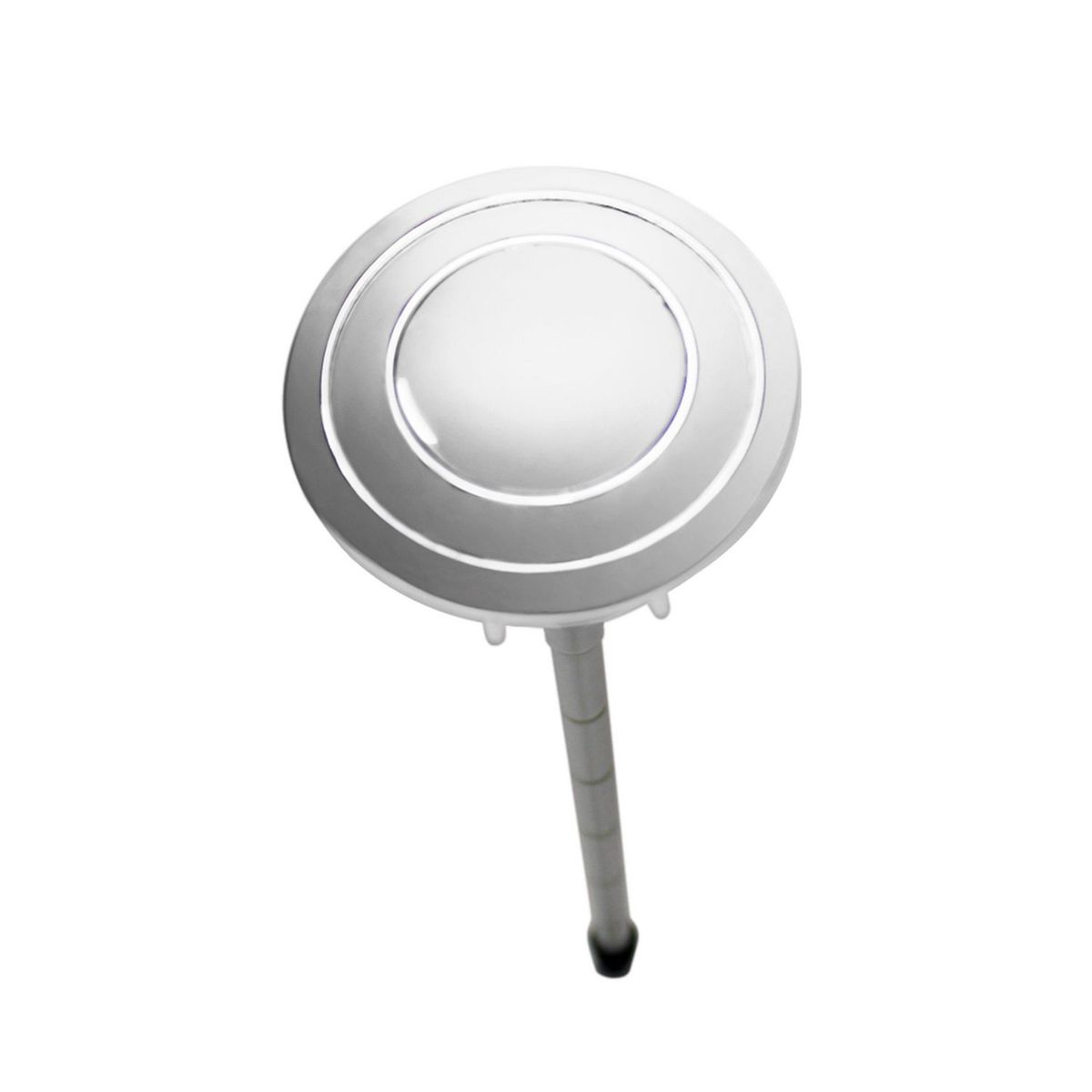 Fluidmaster - Botón Sencillo Cromado para descarga de Torre de 38 o 48 mm