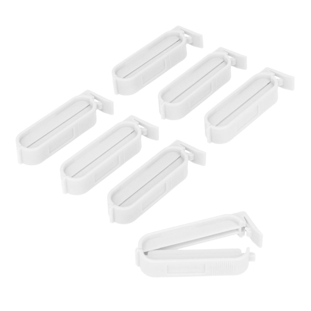 Set de 7 pinzas chicas para bolsas, marca Metaltex - Foto Principal