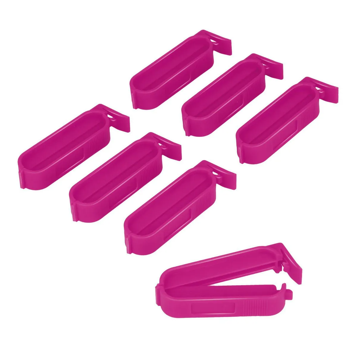 Set de 7 pinzas chicas para bolsas, marca Metaltex - Foto 2
