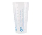 Vaso graduado 750 ml de plástico