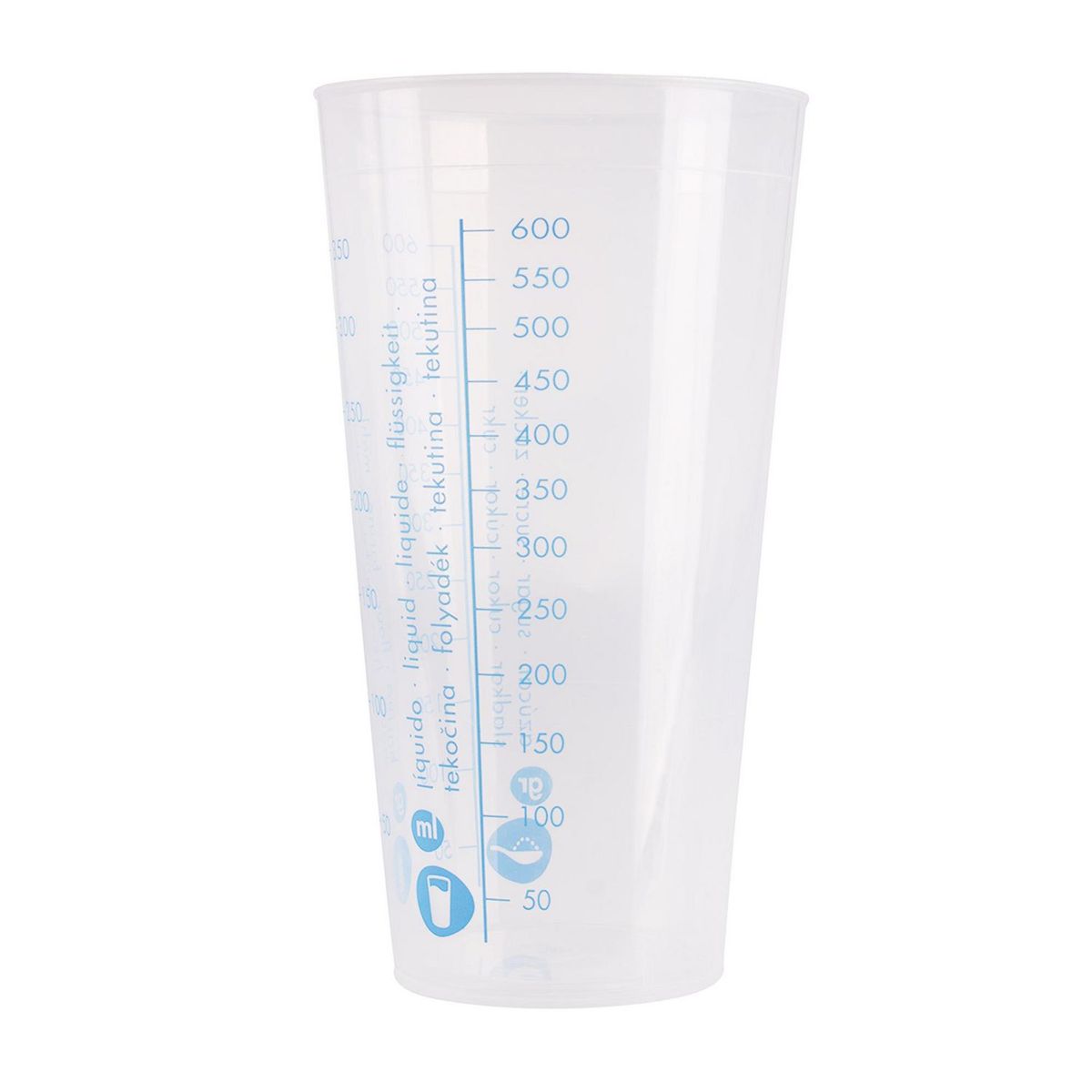 Metaltex - Vaso graduado 750 ml de plástico