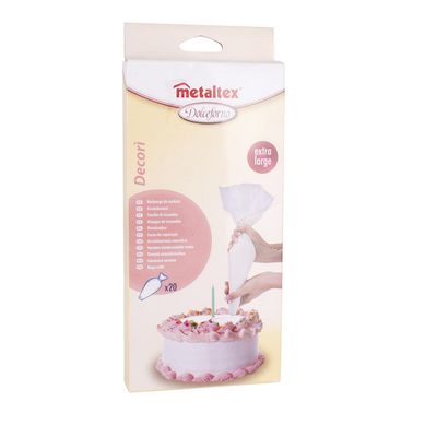 Set de bolsas desechables decoradas 20 piezas